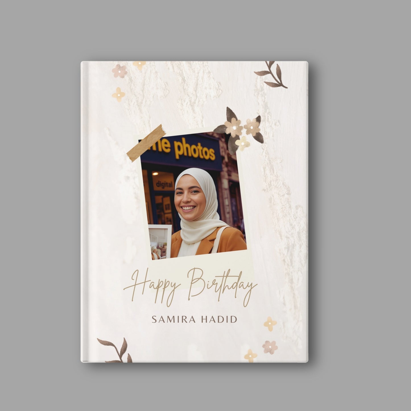 Elegant Floral Birthday Album