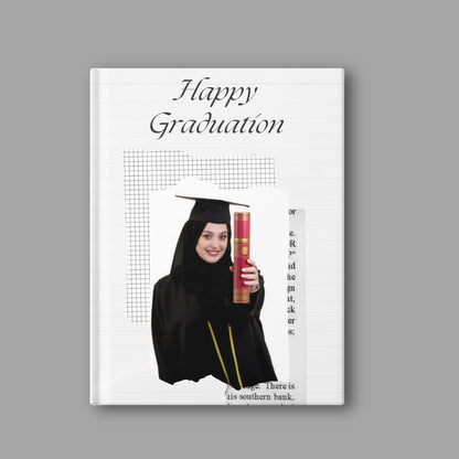 Minimalist White Graduation Album