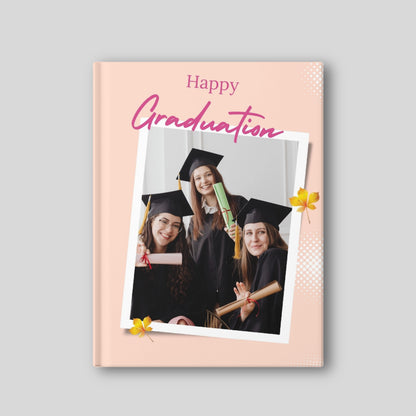 Vibrant Peach Graduation Album